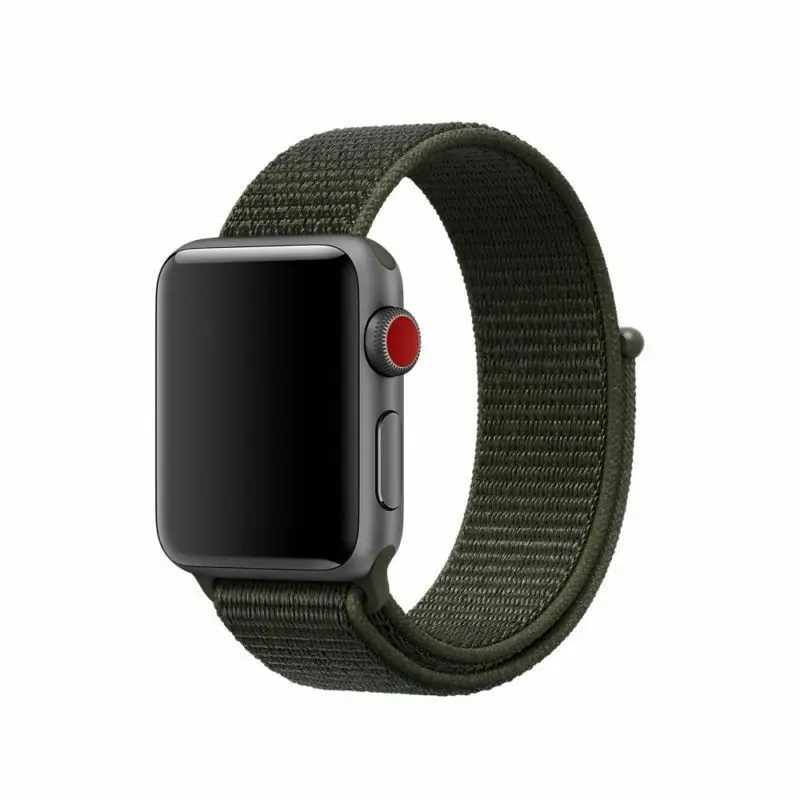 Cargo Khaki Apple Watch Series 4/3/2/1 38/40/42/44 мм нейлон мягкий браслет для часов Smartwatch Для мужчин женские заменить Для мужчин с Т-образным ремешком; спортивный браслет в наборе, Лидер продаж - Цвет: Cargo Khaki
