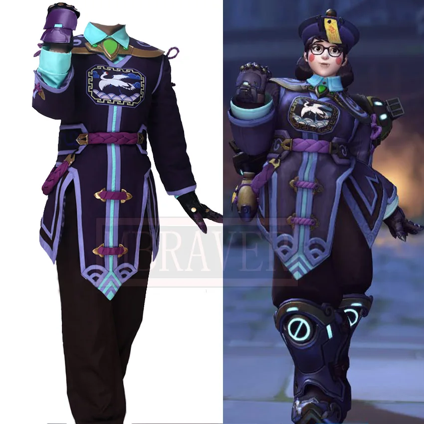 

Game OW Mei Zombie suit Halloween Uniform Anime Cosplay Costume