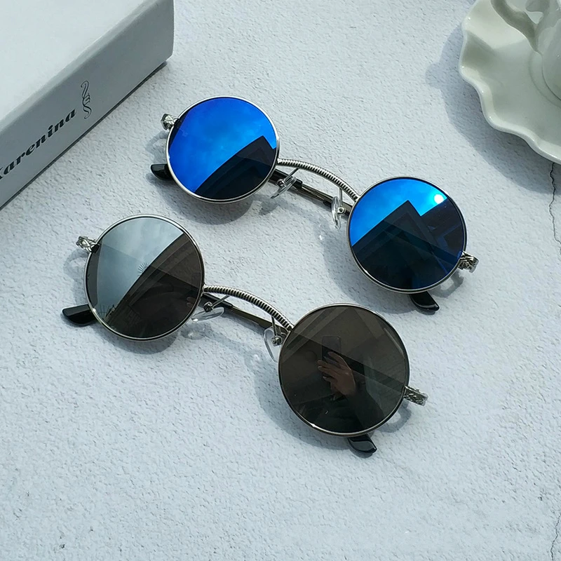 Металлические Пластиковые стимпанк маленькие коробки круглые мужские