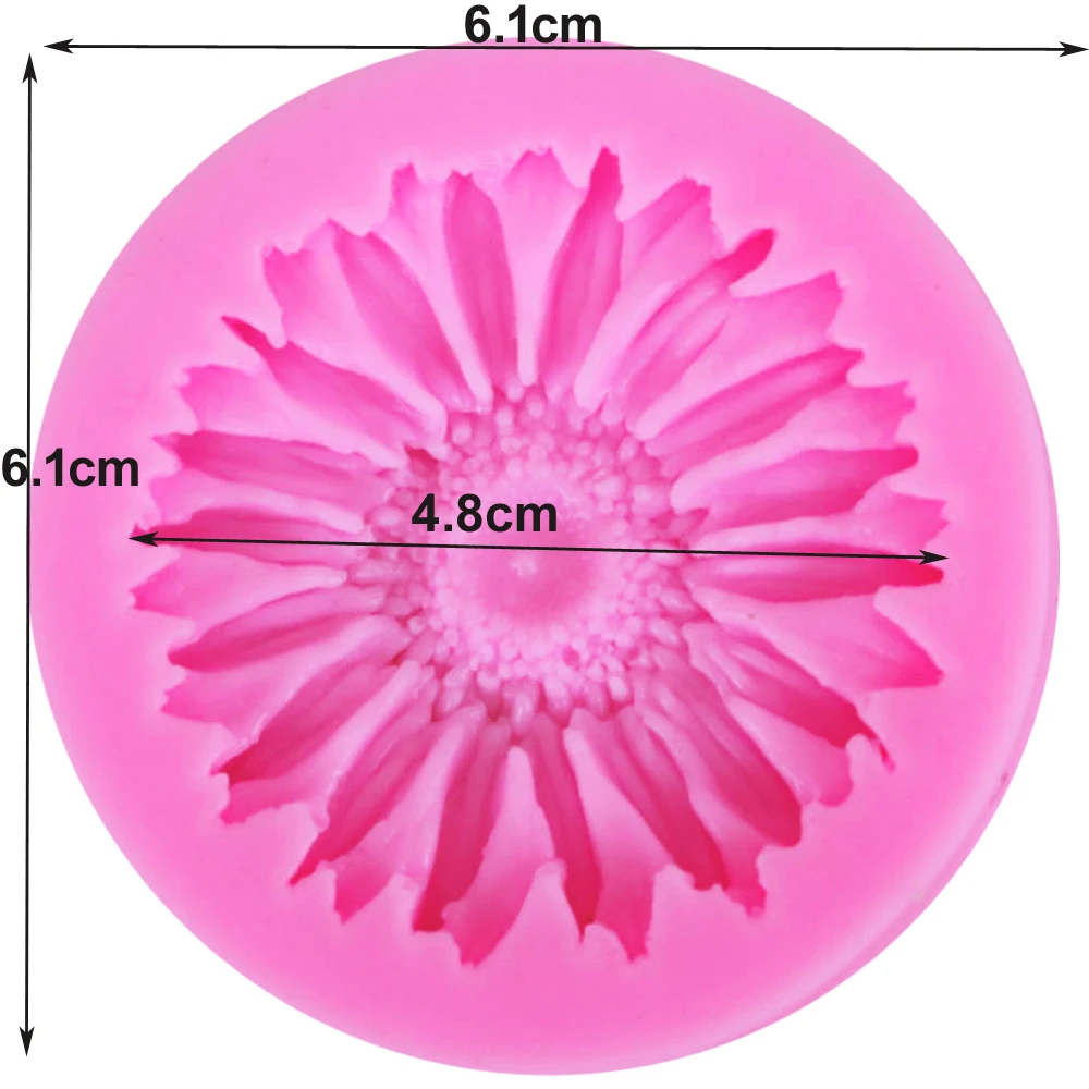 Формочки для мыла цветов маргариток свечей кухонная силиконовая форма выпечки