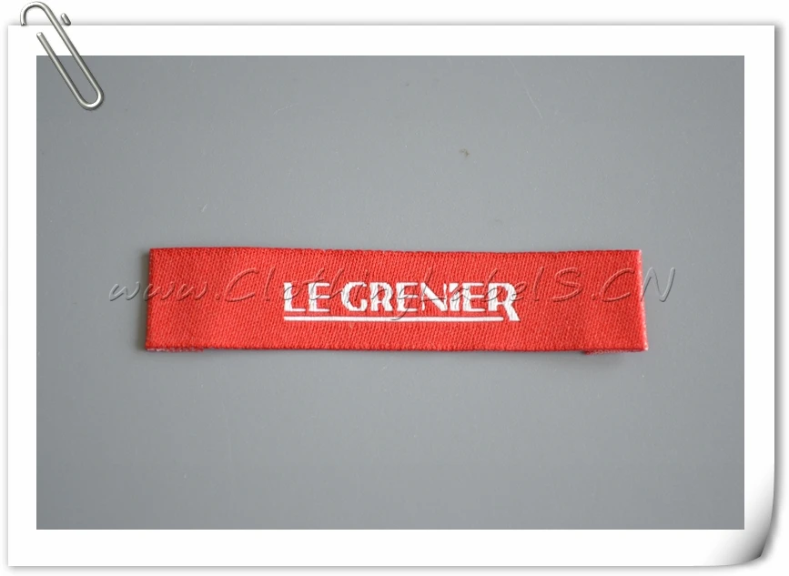 

custom clothing labels, woven labels, famous brand labels