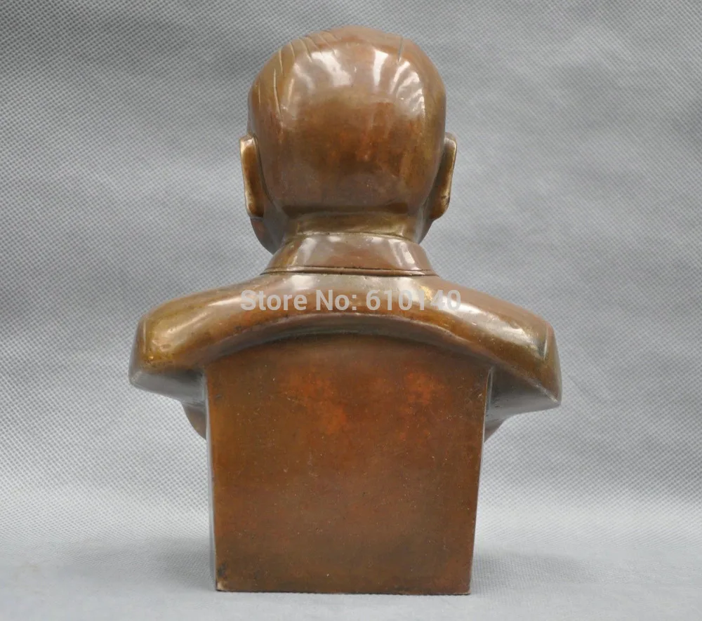 8 ''Китай Великий экс лидер Дэн Сяопин Бюст Бронзовая статуя|bust statue|statue of liberty