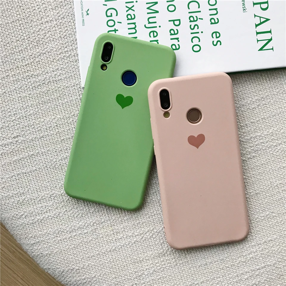 Милый силиконовый чехол из ТПУ с принтом сердца и песка для huawei Honor 8X 7X 6X 5X 4X 8C 7C 6C 5C