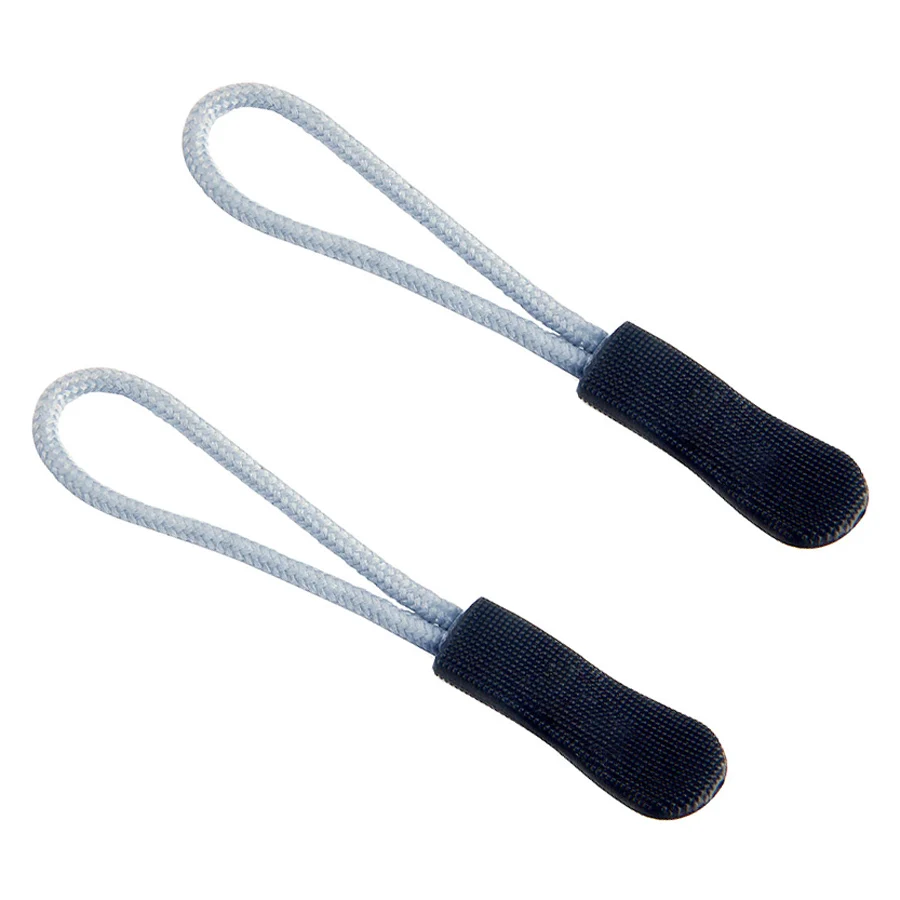 100 шт. ярлыки для молнии из ПВХ|zip cord|zipper pull cordzipper |