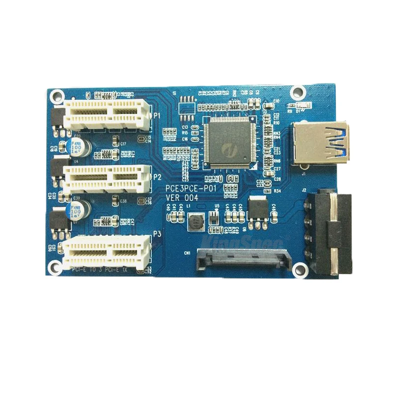 Pci-e Экспресс 1X 3 Порты и разъёмы Riser Card Mini-ITX к внешним pci-e адаптер слот pcie множитель