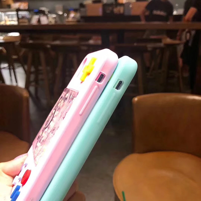 Милый мультяшный чехол для iPhone 11 Pro Max XR 6 6s Plus 8 7 XS Чехлы игровая консоль Quicksan