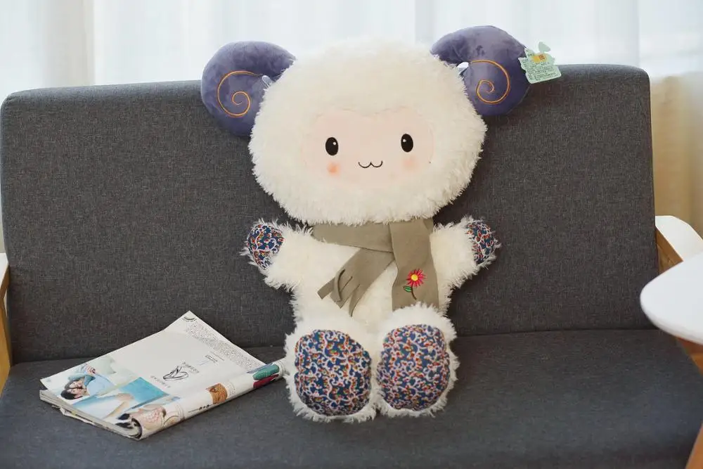 Новинка 2019 Овечья кукла 80 см плюшевая детские игрушки для отправки детей подарки