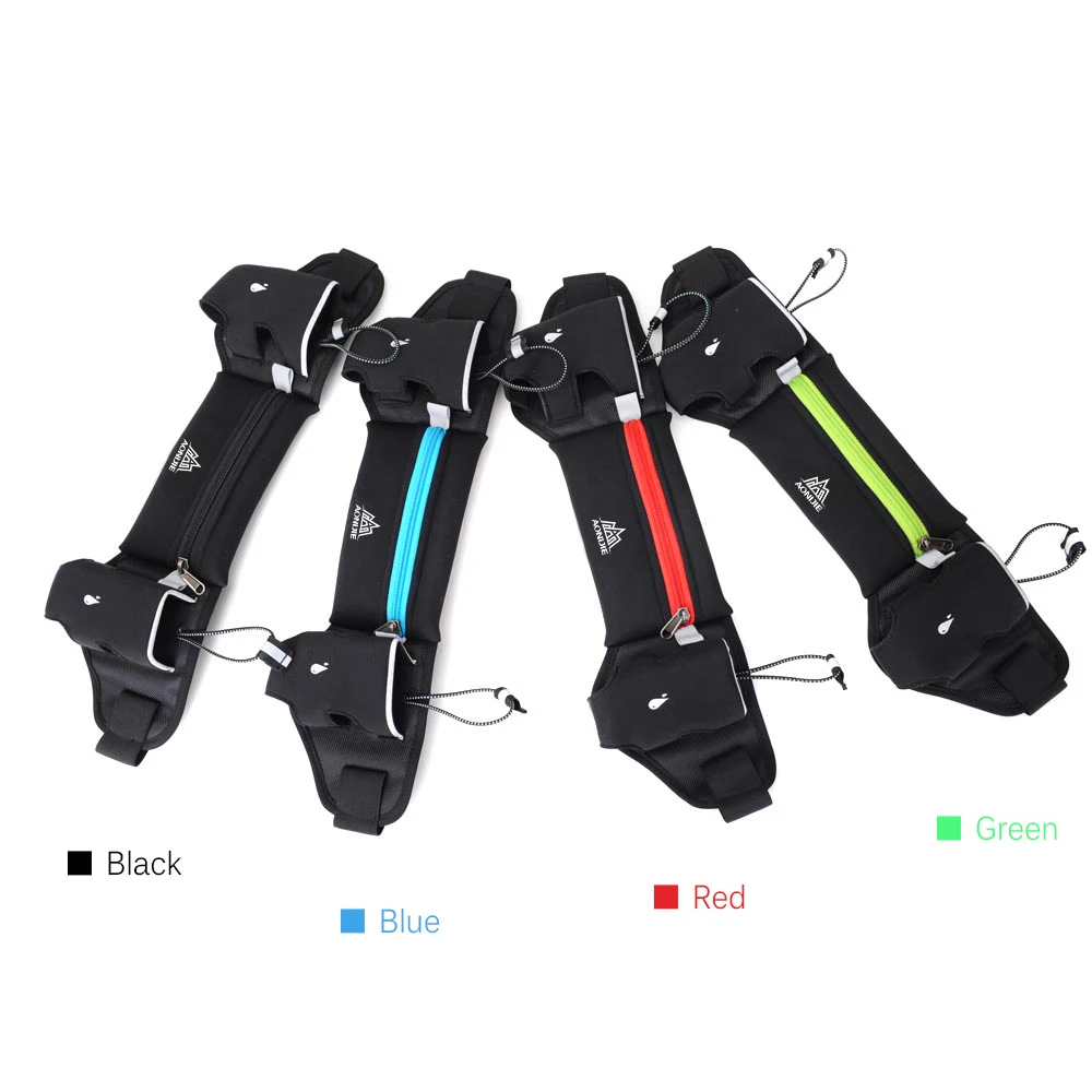 Gym Bags Running Waist Pack Unisex Lightweight Snug Fanny with Dual Bottle Holder Outdoor Sports | Спорт и развлечения