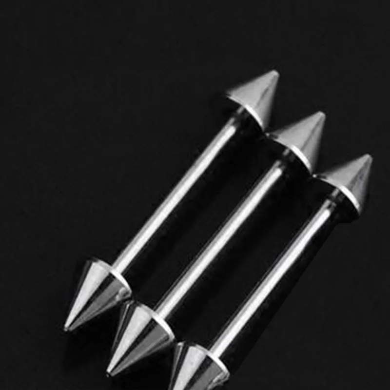 H:HYDE 1pcs 2018 new fashion lip stainless steel body and fake earrings punk Gothic nose stud septum piercing jewelry DY | Украшения и