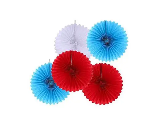 Украшение Кот в шляпе 5 шт. бирюзовый белый красный|Украшения своими руками для