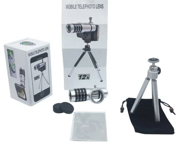 Объектив для мобильного телефона с мини-телескопом объектив камеры со штативом