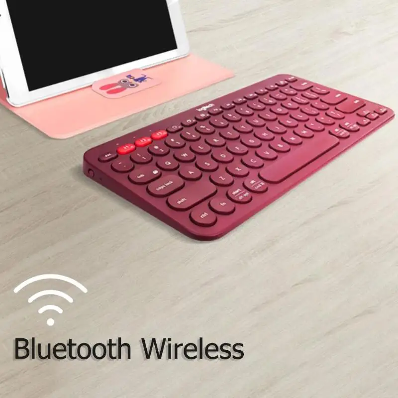Клавиатура lotech K380 ультра мини мульти-устройство Bluetooth беспроводная клавиатура для Mac хром OS Windows для iPhone iPad Android
