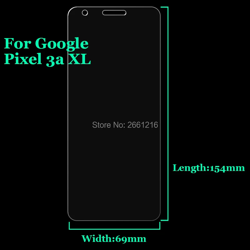 2 Pcs/Lot For Google Pixel3A 5.6&quot Tempered Glass 9H 2.5D Premium Screen Protector Film Guard Shield Pixel 3A XL 6.0&quot | Мобильные
