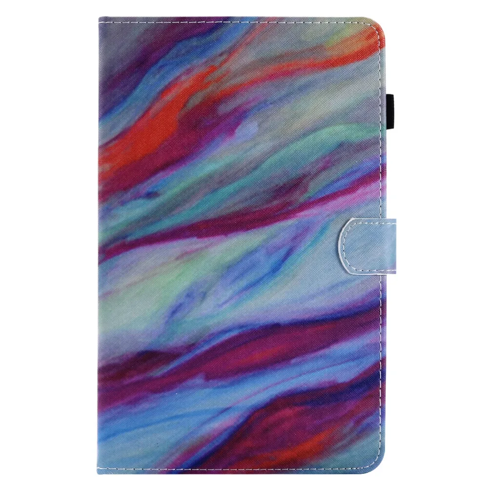 Тонкий мягкий чехол из ТПУ + ПУ кожи с откидной крышкой для Samsung Galaxy Tab E 9 6 T560 T561 T565