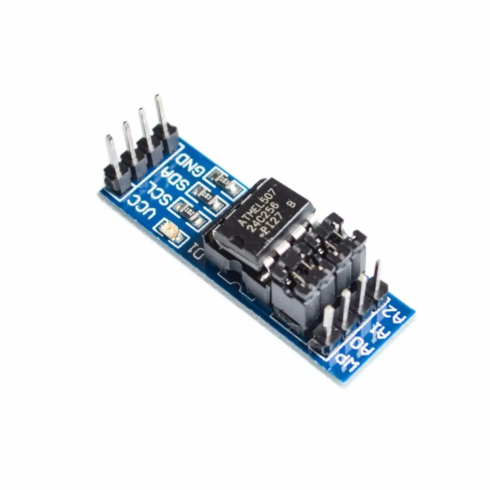 At24C128 I2C Интерфейс Eeprom хранения модуль расширения, штыревая панель коллектор Питание бортовой Мощность индикатор модуль для хранения