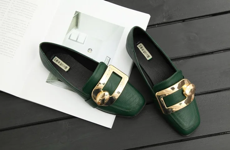 flats with bows spring new Female shallow mouth side buckle belt casual shoes woman flat 2017 | Обувь