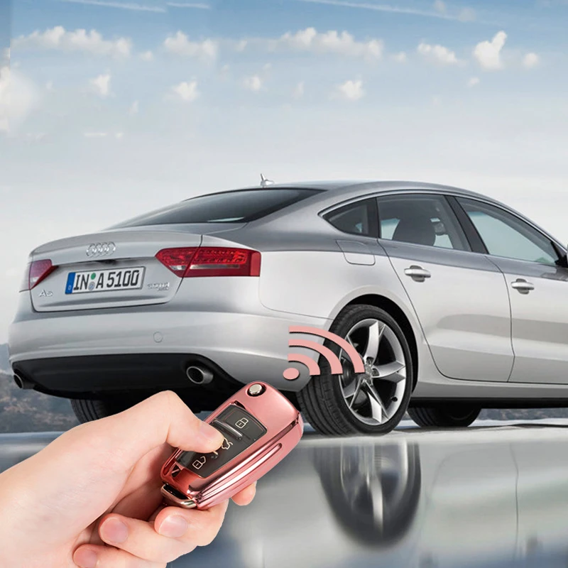 ТПУ автомобильный Стайлинг Мягкий ТПУ авто ключ защитный чехол для Audi C6 A7 A8 R8 A1 A3 A4 A5 Q7 A6 C5 автомобильный держатель оболочки автомобиля-Стайлинг