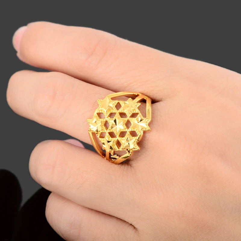 Кольца с различными звездами женские Винтажные Ювелирные украшения подвесками