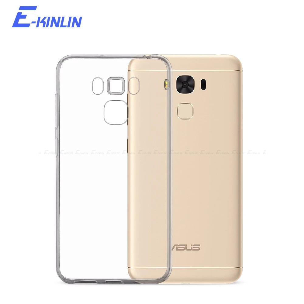 Силиконовый ультратонкий прозрачный мягкий защитный чехол для Asus ZenFone Max 3 Zoom S