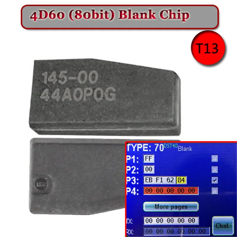 (5 шт./лот) ID 4D 60 (T13) 80 бит пустой углерода чипа оригинал|chip|chip transponder |