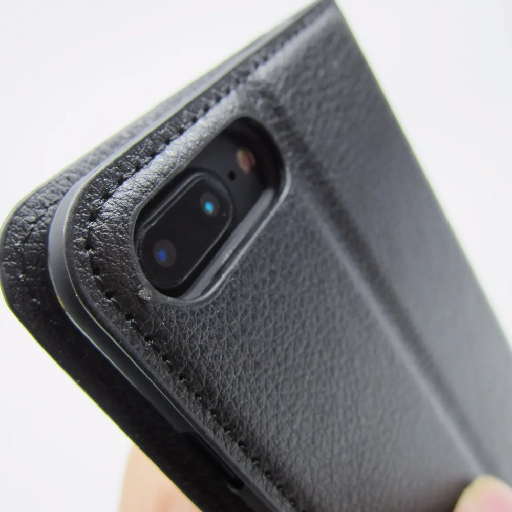 Чехол-Кошелек ZiQi из искусственной кожи с откидной крышкой и подставкой для iPhone 7