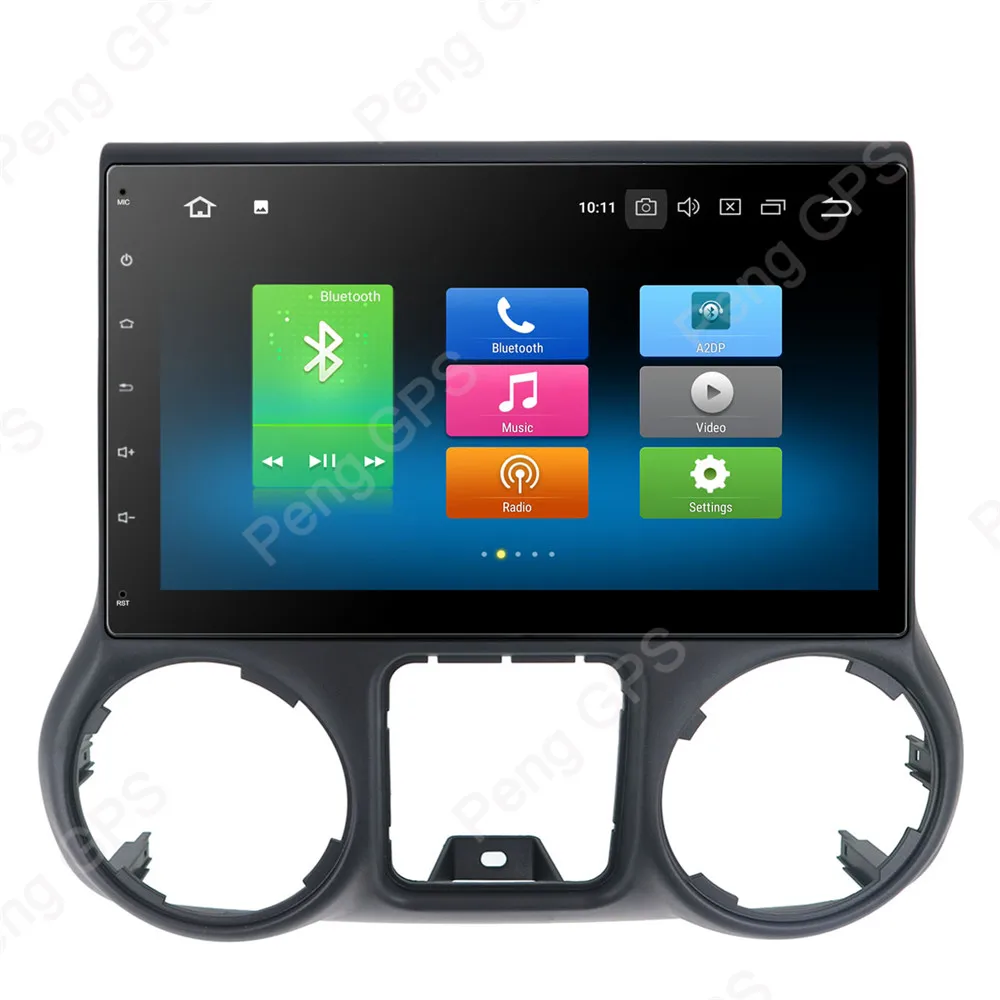 2 Din Android 8 0 Автомобильный CD DVD плеер ядер GPS навигация для Jeep Grand Wrangler 2011 2016 стерео