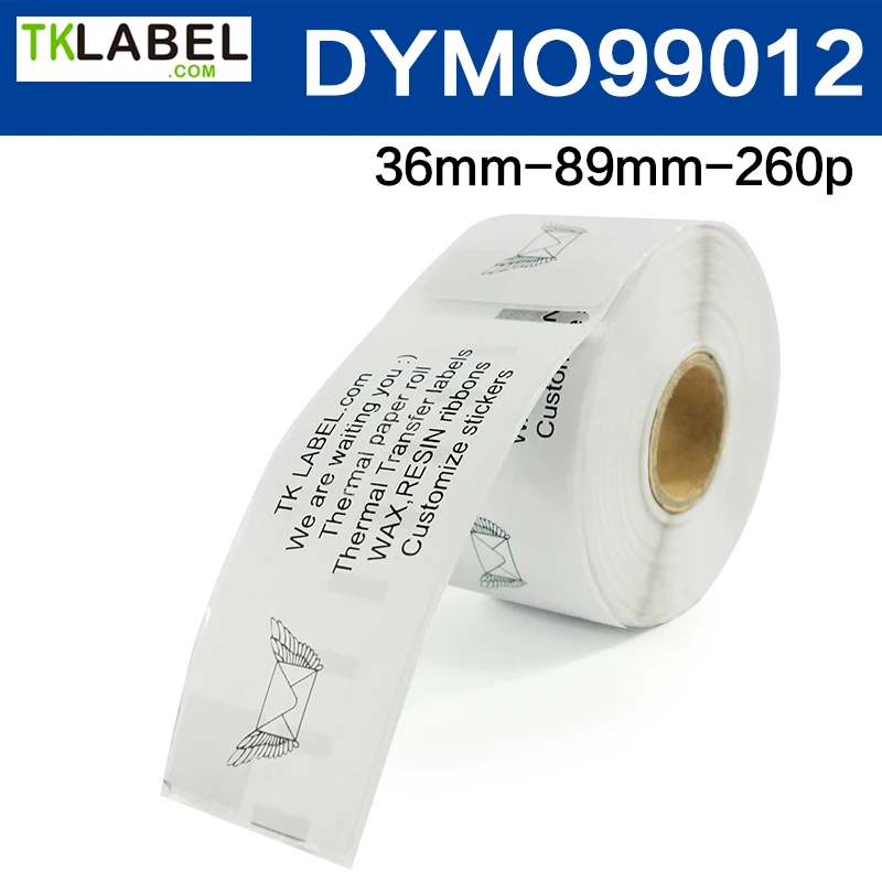 

14 x Рулоны Этикеток совместимости Dymo 99012 для dymo label writer 450