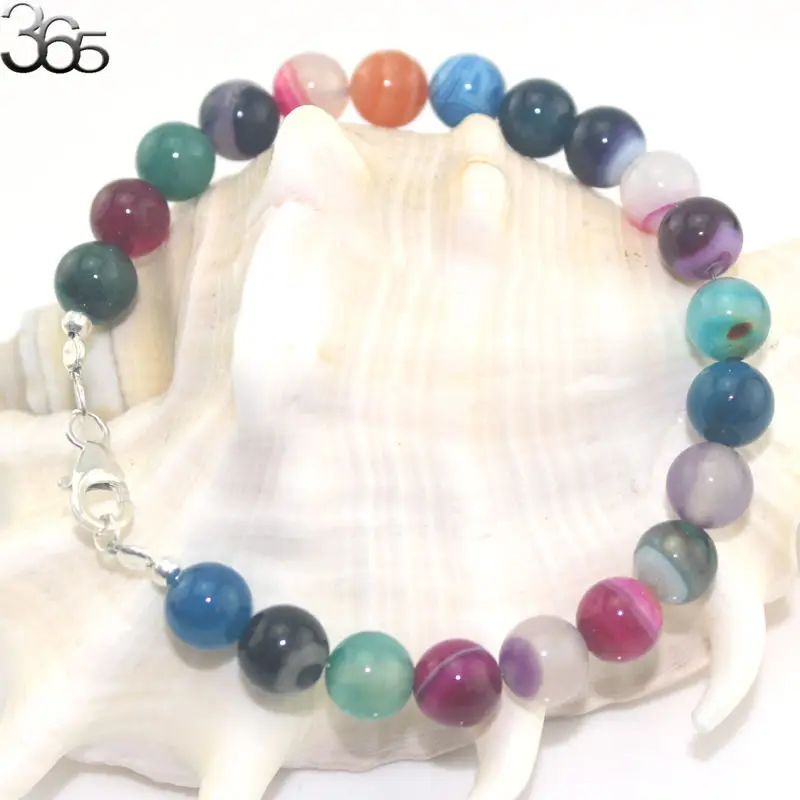 Бесплатная доставка 8 мм круглые натуральные драгоценные камни камень серебро 925