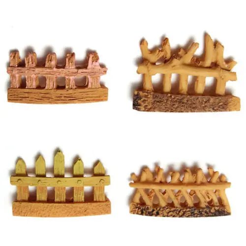 2017 новое поступление народное искусство сад миниатюры деревянный забор Мини Сад