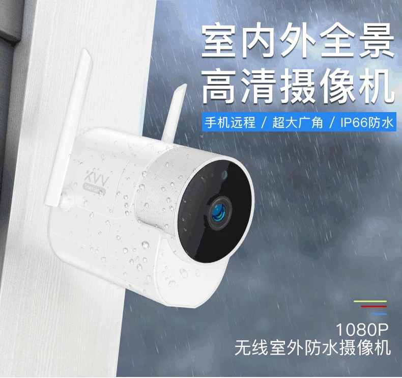 Новинка, Xiaomi Xiaovv 1080 P, наружная панорамная камера, камера наблюдения, беспроводная, WIFI, высокое разрешение, ночное видение, работает с Mijia