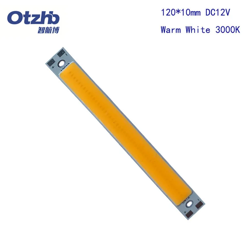 2 шт DC 12V 5W светодиодные cob полосы света красный зеленый теплый белый, холодный белый излучающий диод лампы cob цвета для автомобильных ламп