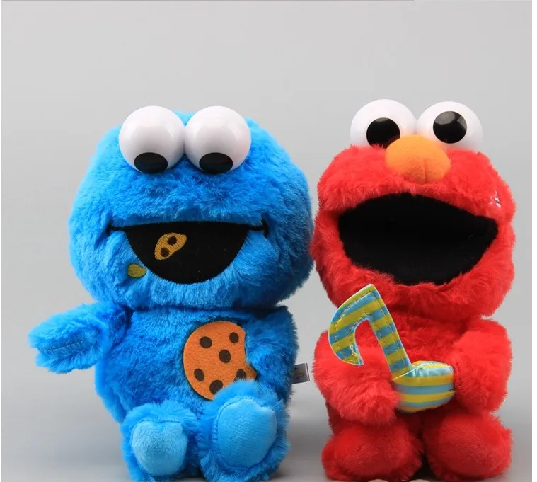 Бесплатная доставка 4 стиля Улица Сезам милые мягкие куклы для детей подарок на