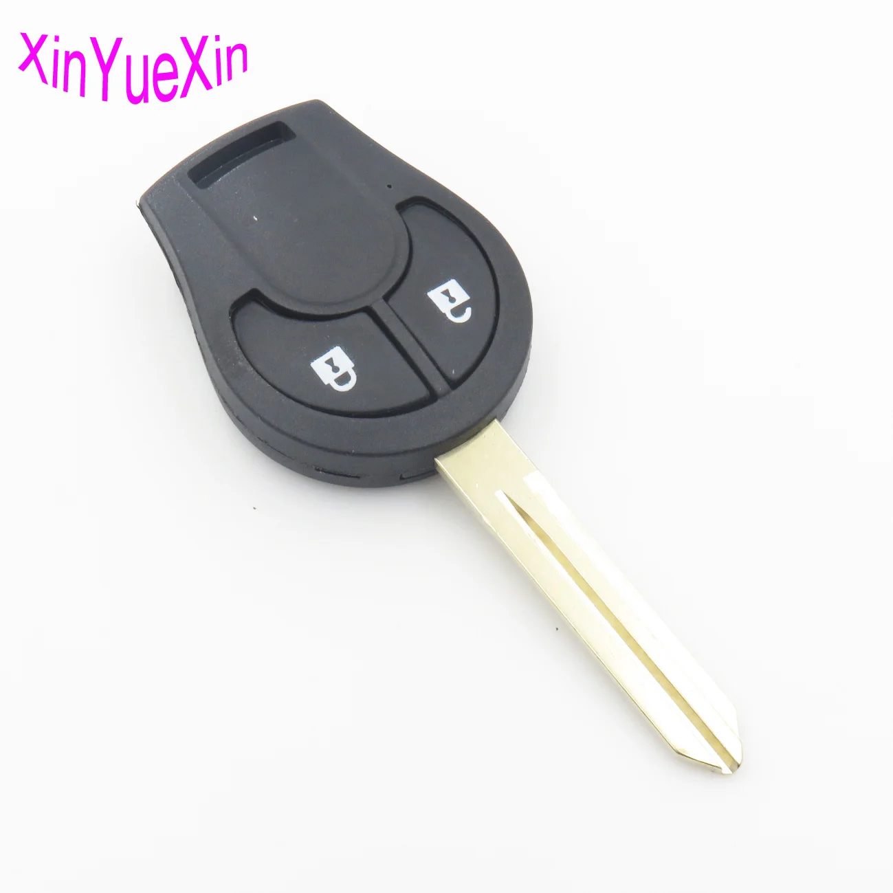 XinYueXin 2 кнопки дистанционного ключа оболочки Fob Крышка для NISSAN March Sunny сменный