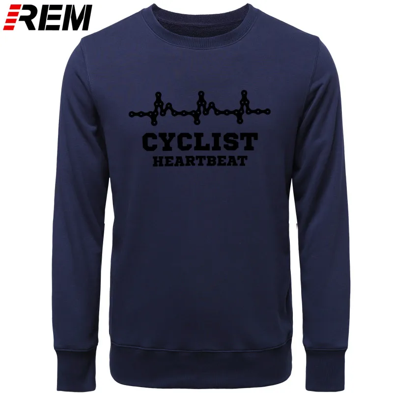 Для мужчин s CYCLINGer Cyclist Heartbeat Горный Дорожный велосипед Забавный велосипед мужские повседневные толстовки с длинными рукавами в китайском стиле, толстовки