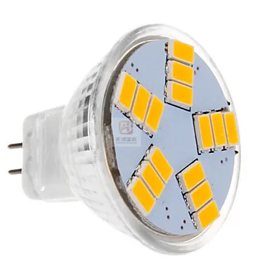 Новый MR11 9 Вт GU4 600LM СВЕТОДИОДНЫЕ Лампы SMD5730 15 светодиодов Белый/Теплый Белый