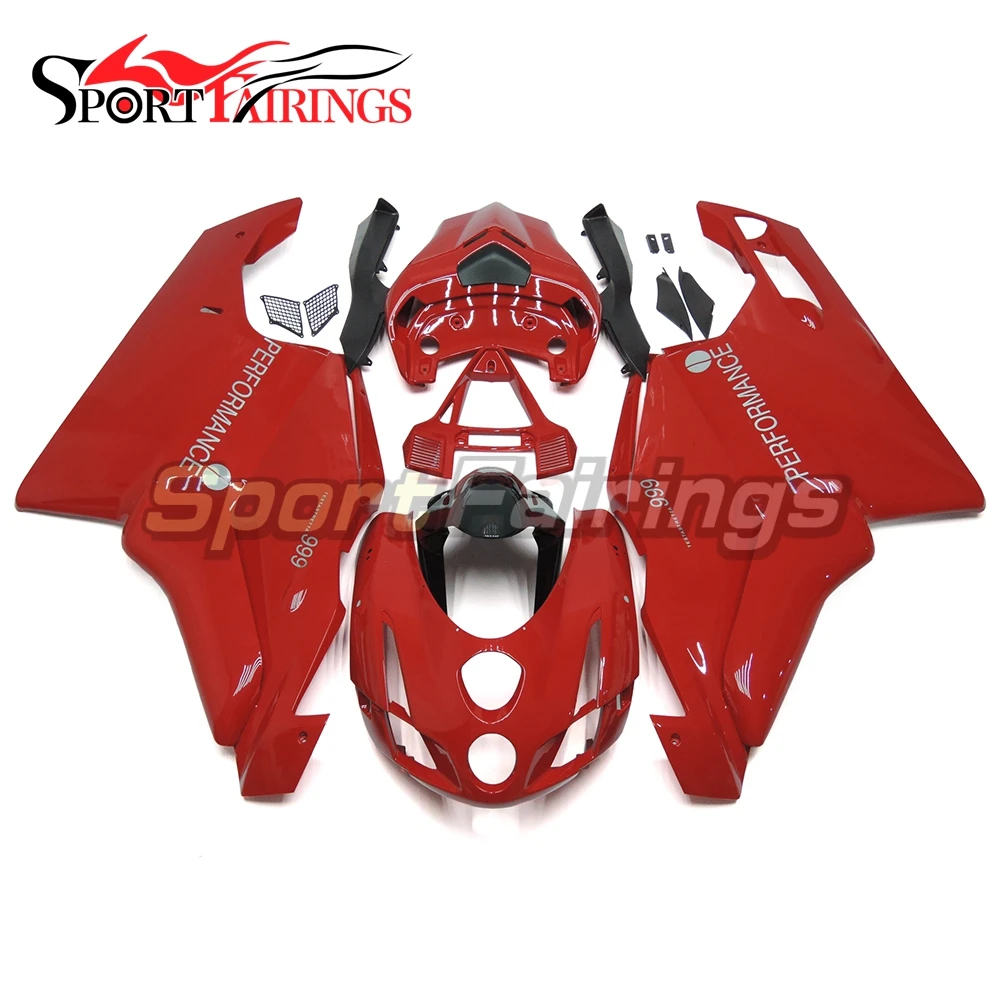 

ABS Complete Fairings Fit Ducati 749 749s 999 Monoposto 03 04 2003 2004 Injection Motorcycle Fairing Kit Bodywork Gloss Red New