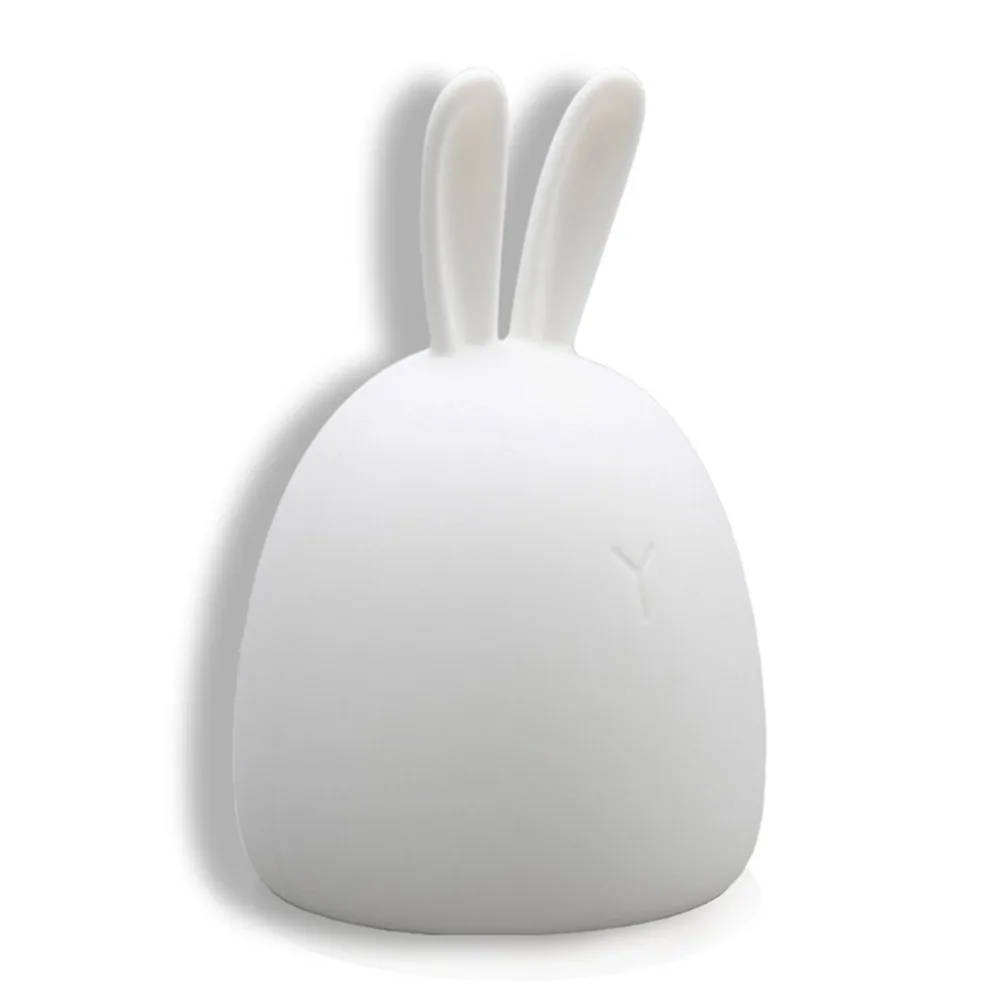 Жировая лампа кролик usb Силиконовая милый led Изменение цвета зарядки Красочные pat