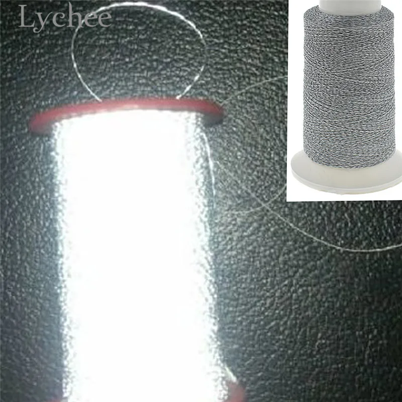Lychee 1000 м полиэфирная отражающая швейная нить вышивка нить для шитья линия DIY Швейные материалы