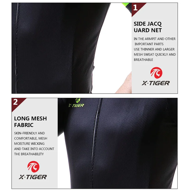 X TIGER Pro Анти УФ Велоспорт Джерси лето MTB дорожный одежда Одежда для велосипеда