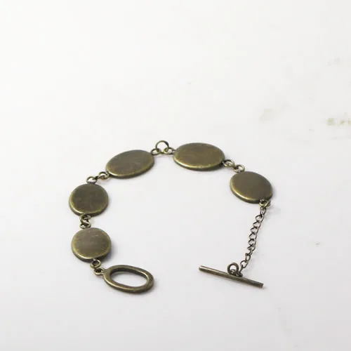 Браслет базовый Кабошон для изготовления ожерелья монтажный браслет латунь