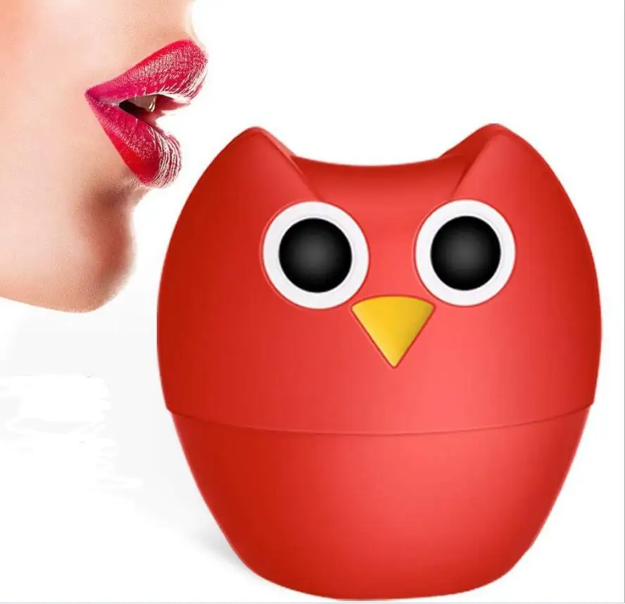 Ladies Sexy Full Lips Rich Tool Equipment Massage Silicone Owl Shape Family Body Cupping Cup |
