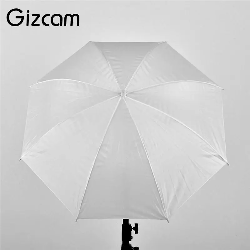 Зонт для студийной фотосъемки Gizcam 33 &quot83 см белая лампа аксессуары фотостудии