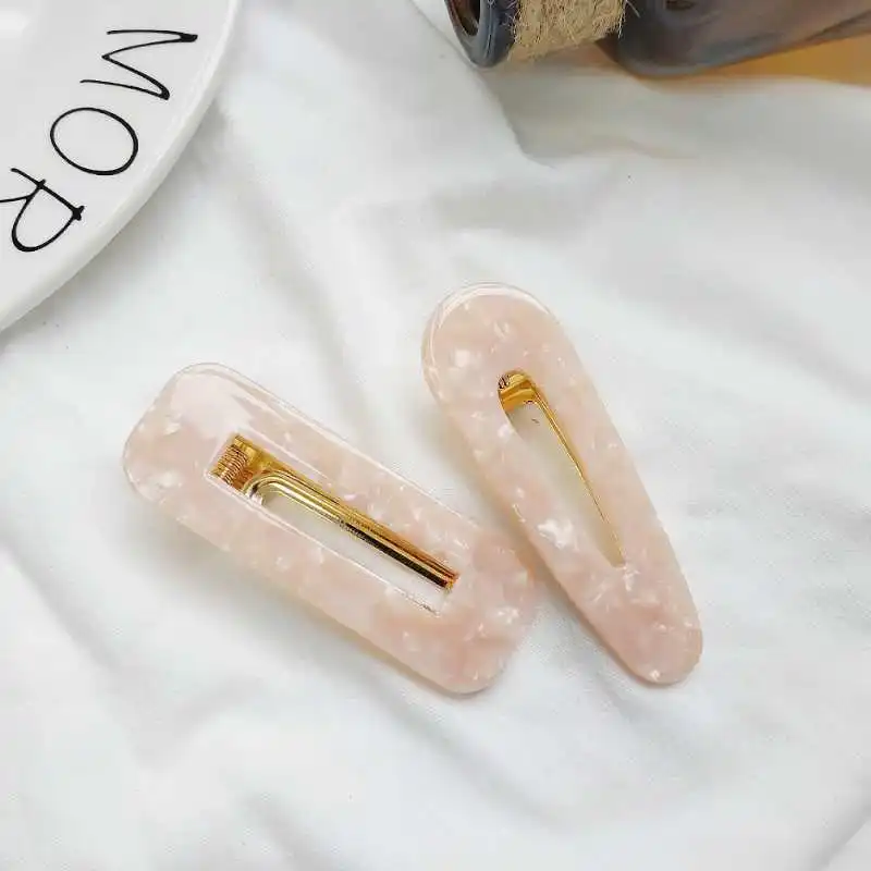 Ins новые женские винтажные леопардовые геометрические заколки для волос из