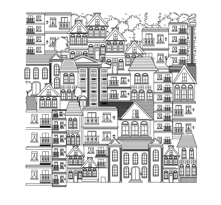 House backgorund Transparent Clear Stamps/Seal for DIY scrapbooking/photo album Decorative clear stamp sheets | Дом и сад