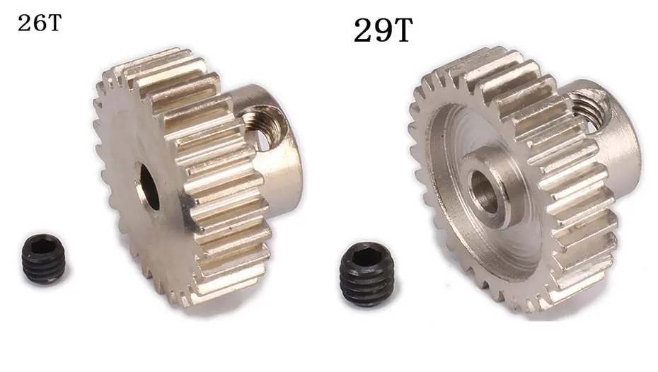 Зубчатые зубья шестерни HSP 1:10 18T 19T 20T 21T 22T 23T 24T 25T 26T 29T для радиоуправляемого автомобиля 0,6 апертура 3,2 мм части HPI Hi speed Axial