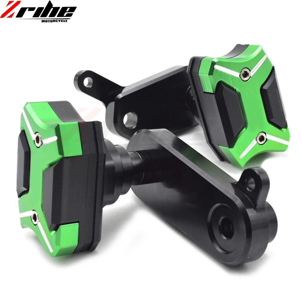 Слайдеры рамы мотоцикла защита от повреждений ударов CNC алюминий для Kawasaki Ninja