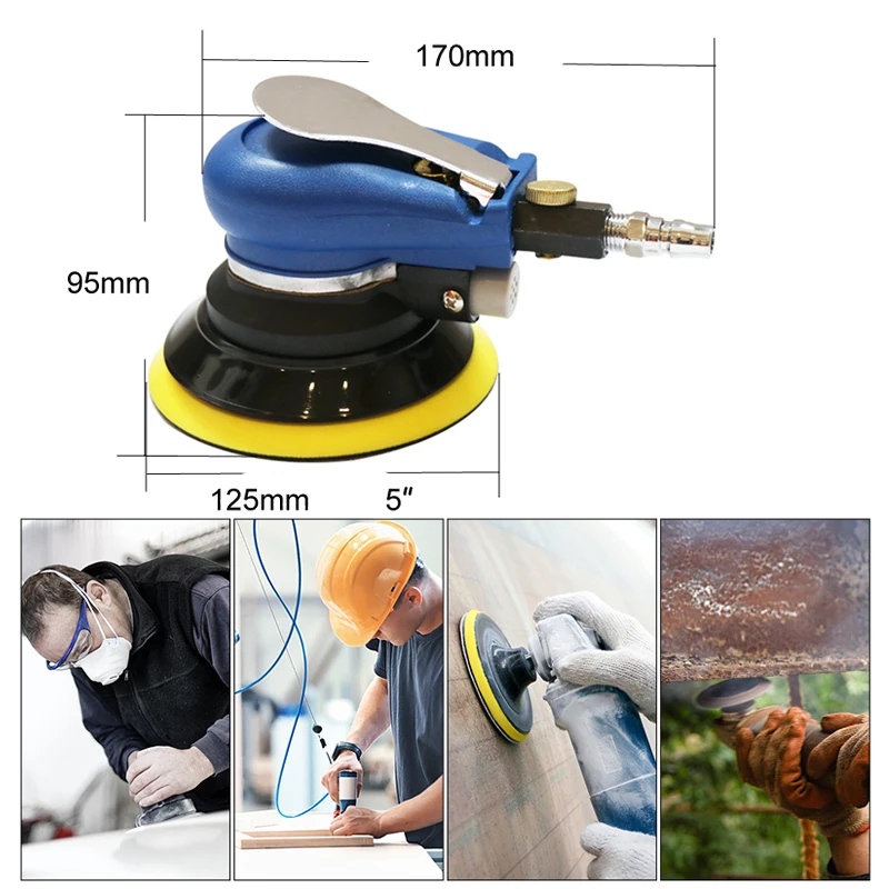 5 дюймовая пневматическая полировальная машина полировальные машины