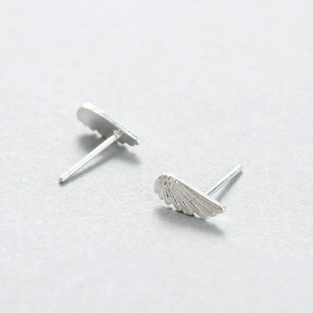 Angle wings серьги 100% стерлингового серебра 925 пробы ювелирные изделия мода
