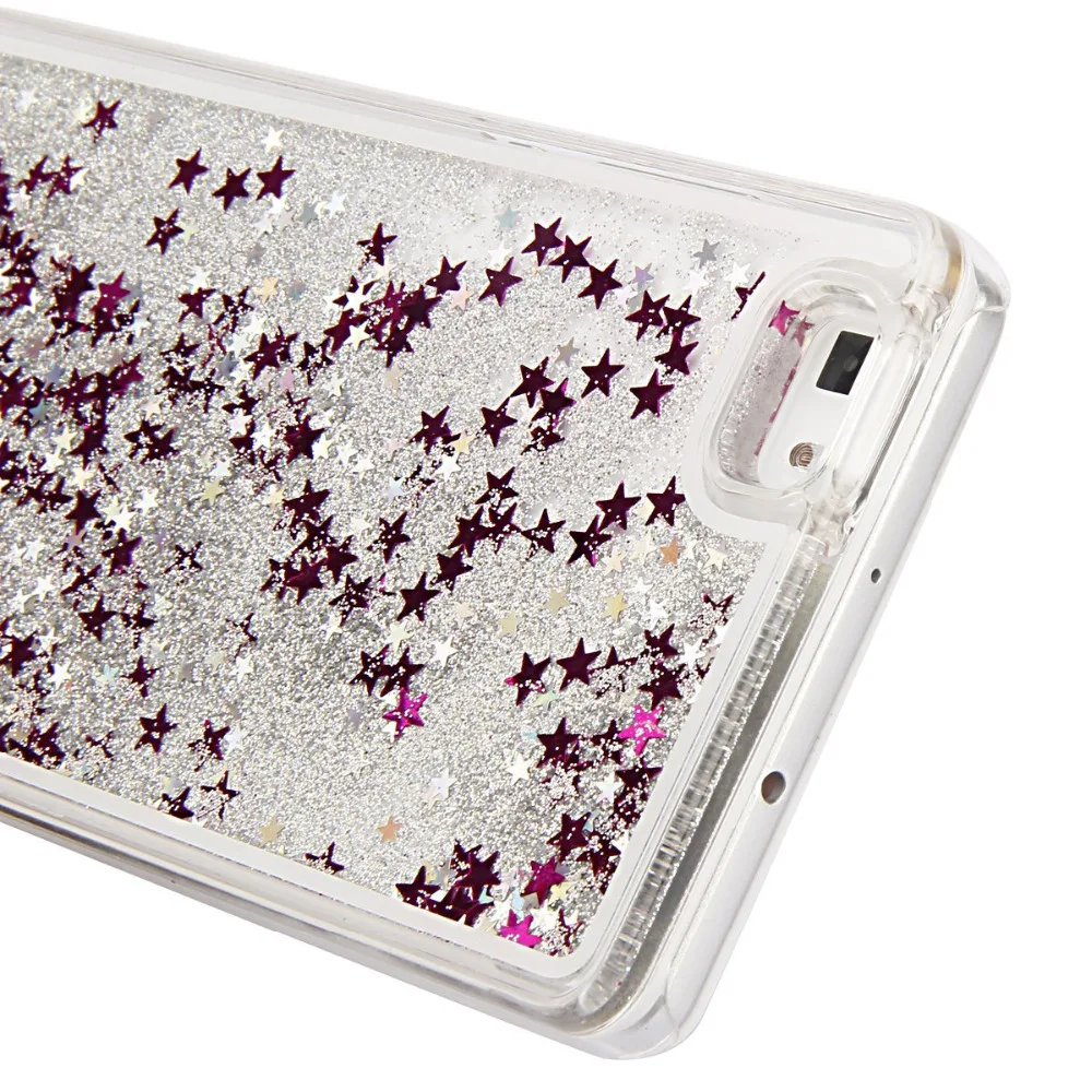 Новый динамический течет жидкость плавающей с сияющими блестками сверкают