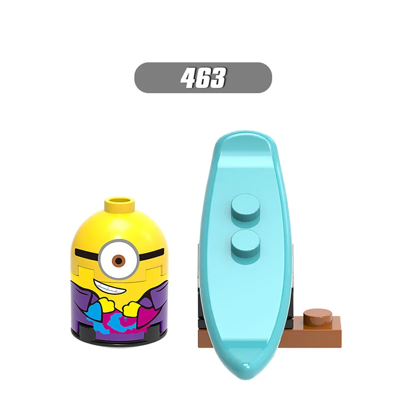 Строительные блоки legoed Миньоны кино банан блок Мини Фигурки игрушки для детей